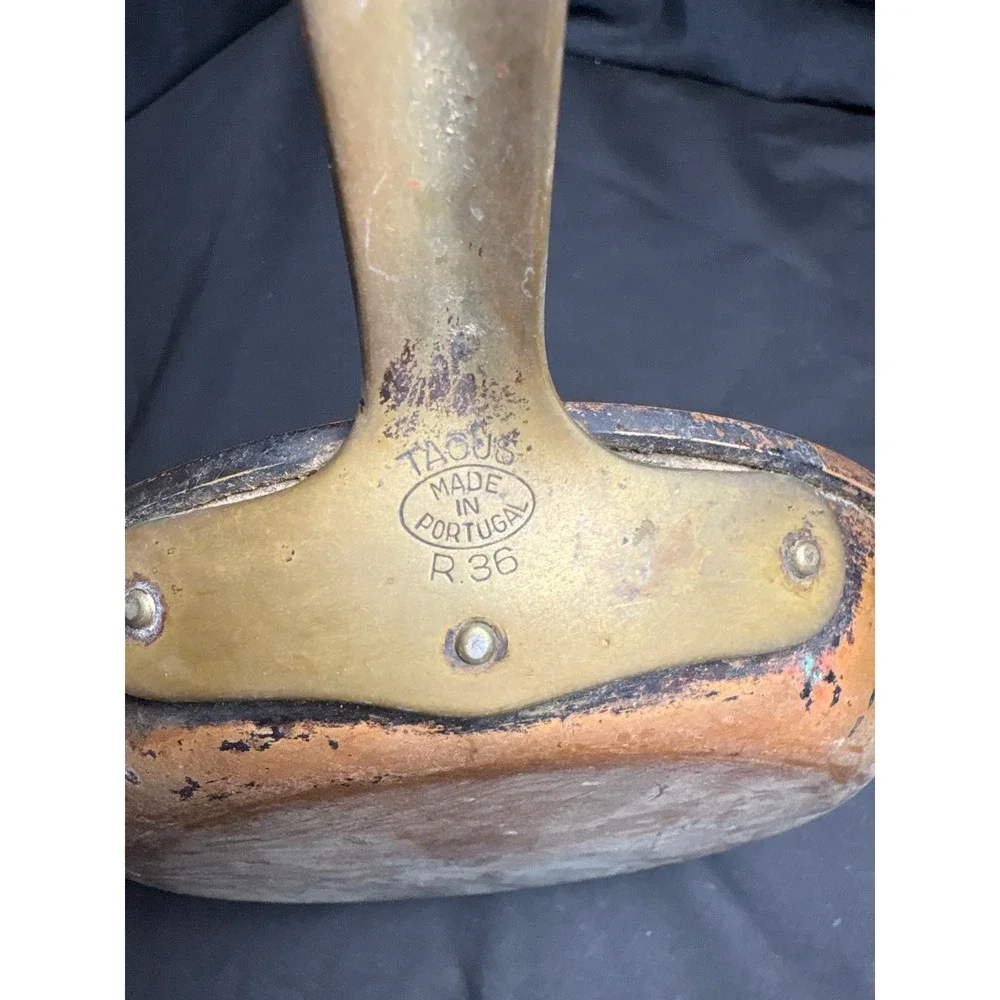 Tagus Portugal Copper Frying Pan Brass Handle Vintage Skillet 6 Inch R.36